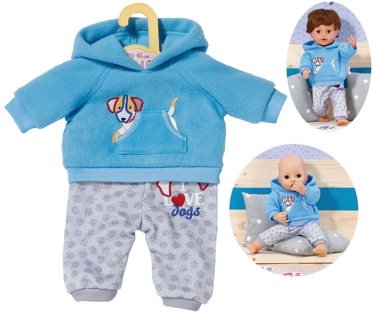 Zapf Creation Dolly Moda Sport-Outfit Blue (871324)