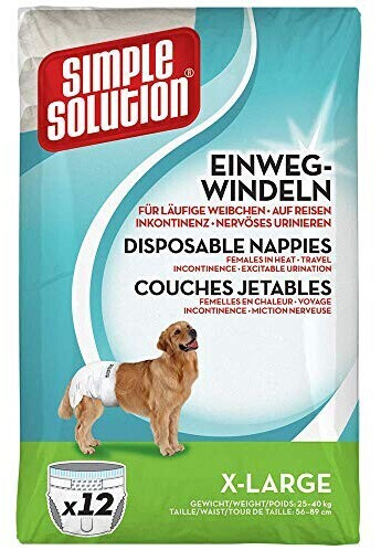 Simple Solution Disposable Nappies XL 45-58cm 12 pcs