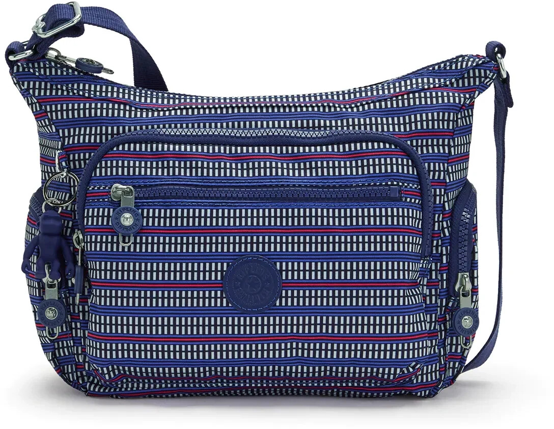 Kipling GABBIE S Borsa A Tracolla Donna, Grigio, 22x29x16.5 Cm, In Poliestere, Con Scomparti Multipli, E ART MINI Marrone, 35x22x18 Cm