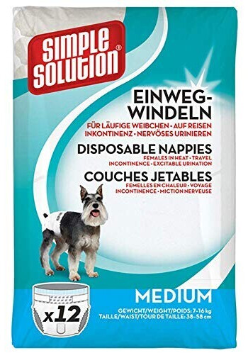 Simple Solution Disposable Nappies M 41-53cm 12 pcs