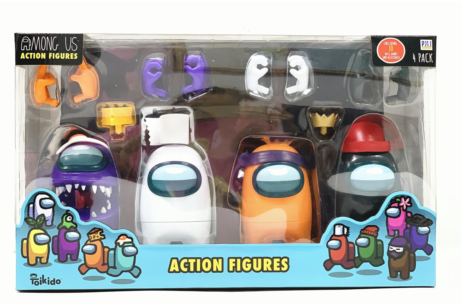Toikido Among Us – Action Figure 11,5 cm, 4 pcs. (6030AU)