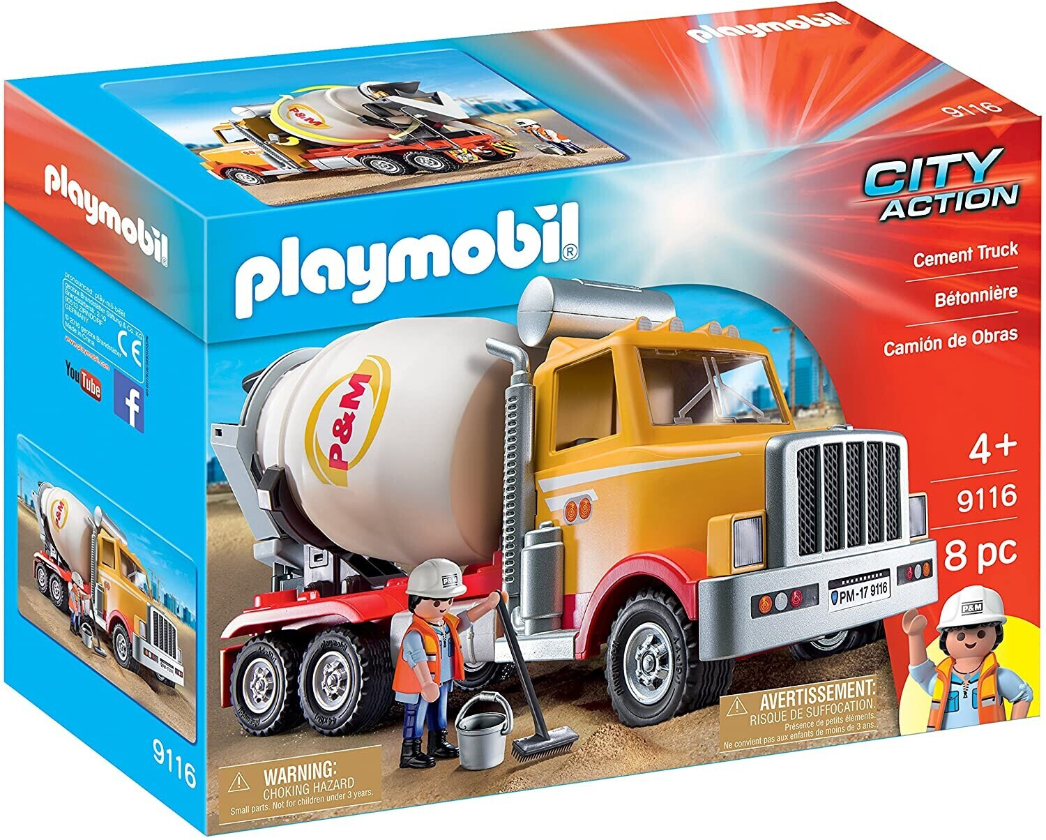 Playmobil City Action Cement Truck (9116)