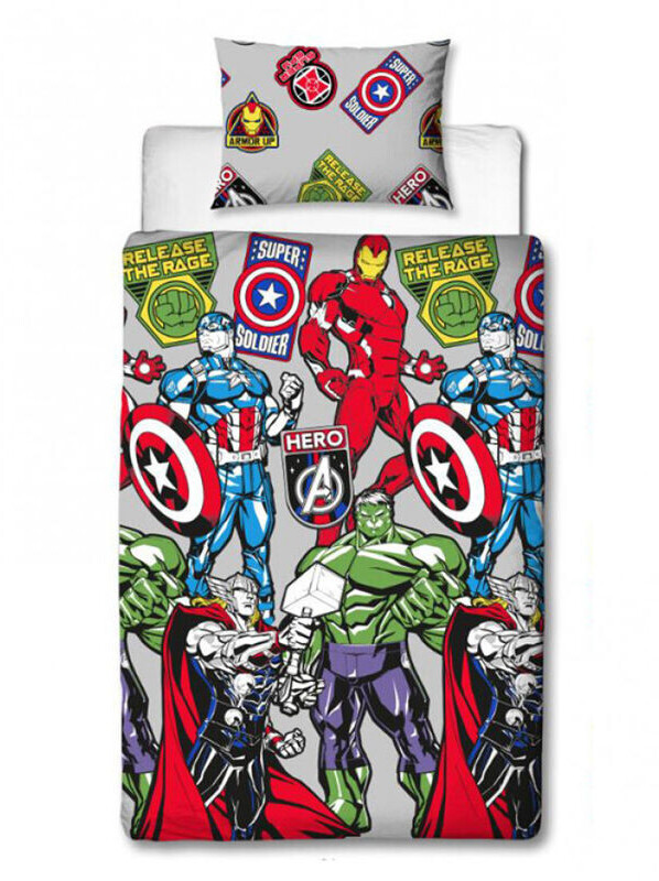 Bébé Gavroche Parure de lit Avengers style stickers