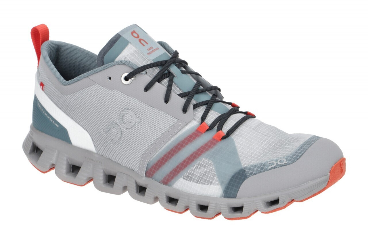On On Men Cloud X Shift alloy red