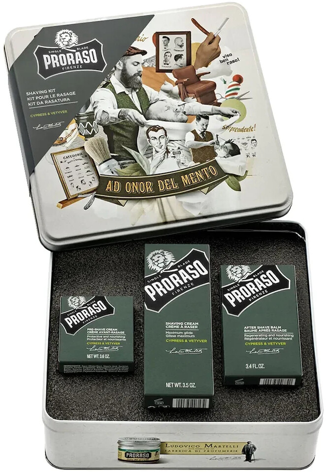 Proraso Cypress & Vetyver Shaving Kit