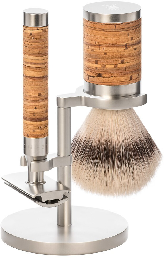 Mühle Rocca Silvertip Fibre Razor Set 3 pcs Birch Bark