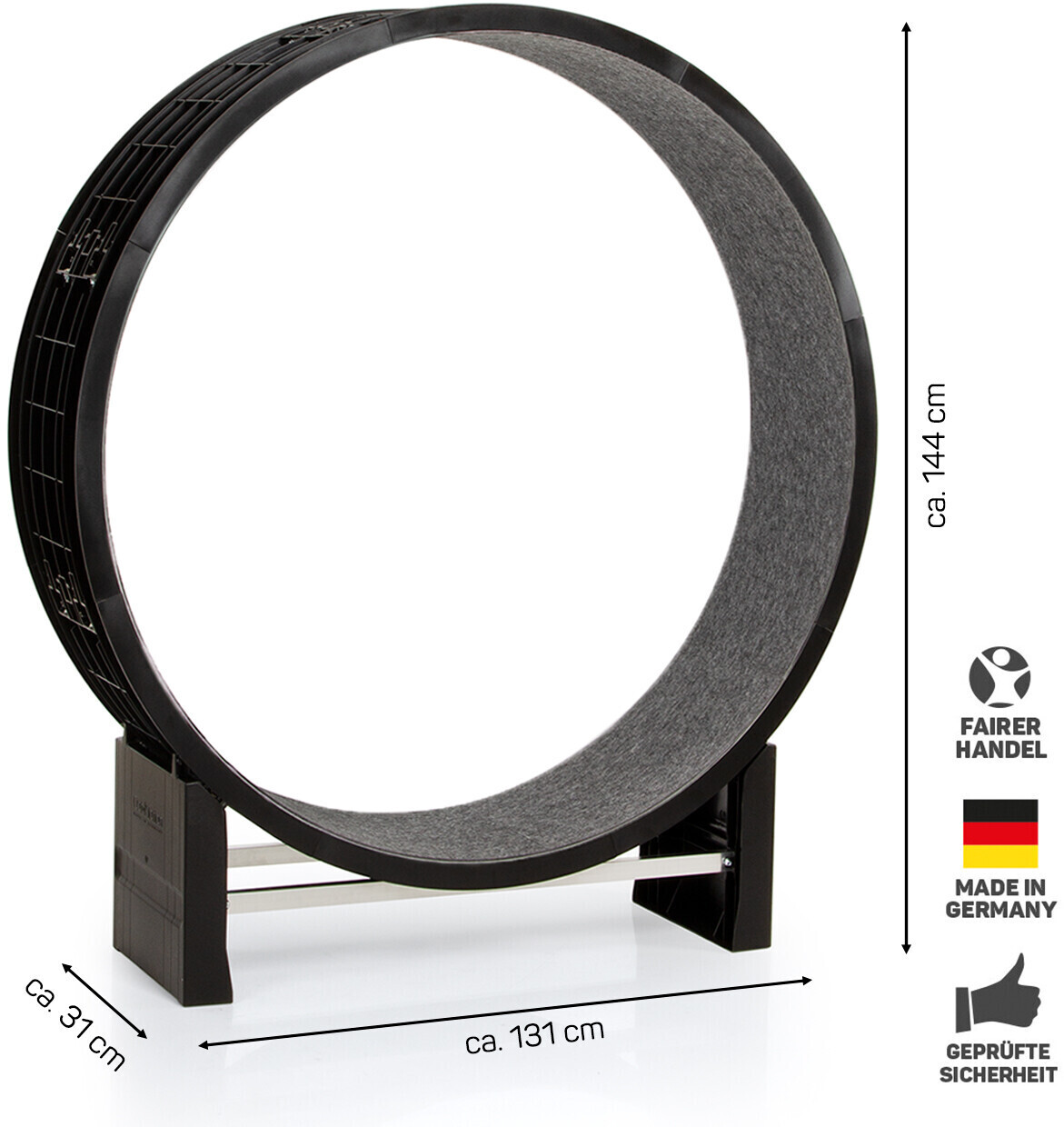 CanadianCat Roue pour chat Black/Dark Grey CanadianCat Roue pour chat Black/Dark Grey