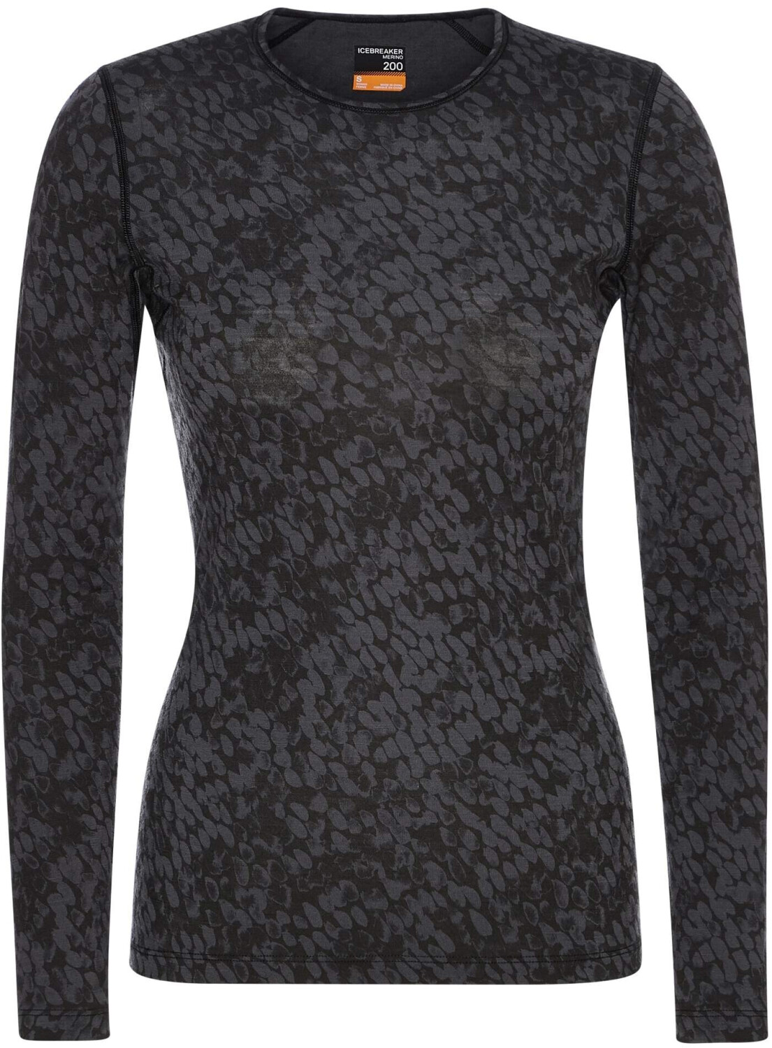 Icebreaker Merino 200 Oasis LS Shirt Forest Shadows black