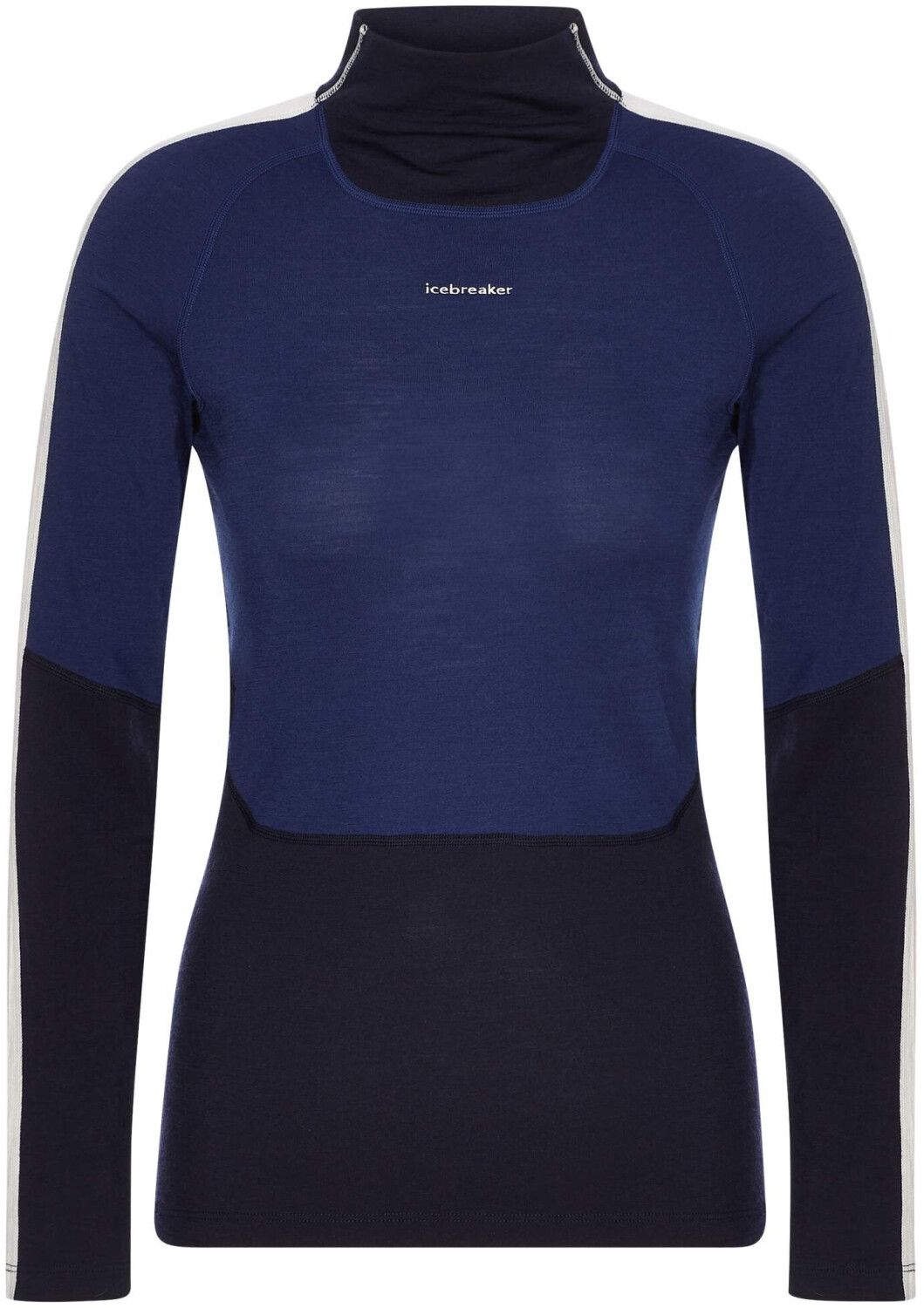 Icebreaker Merino 200 Sonebula LS Shirt High Collar Women midnight navy/royal navy