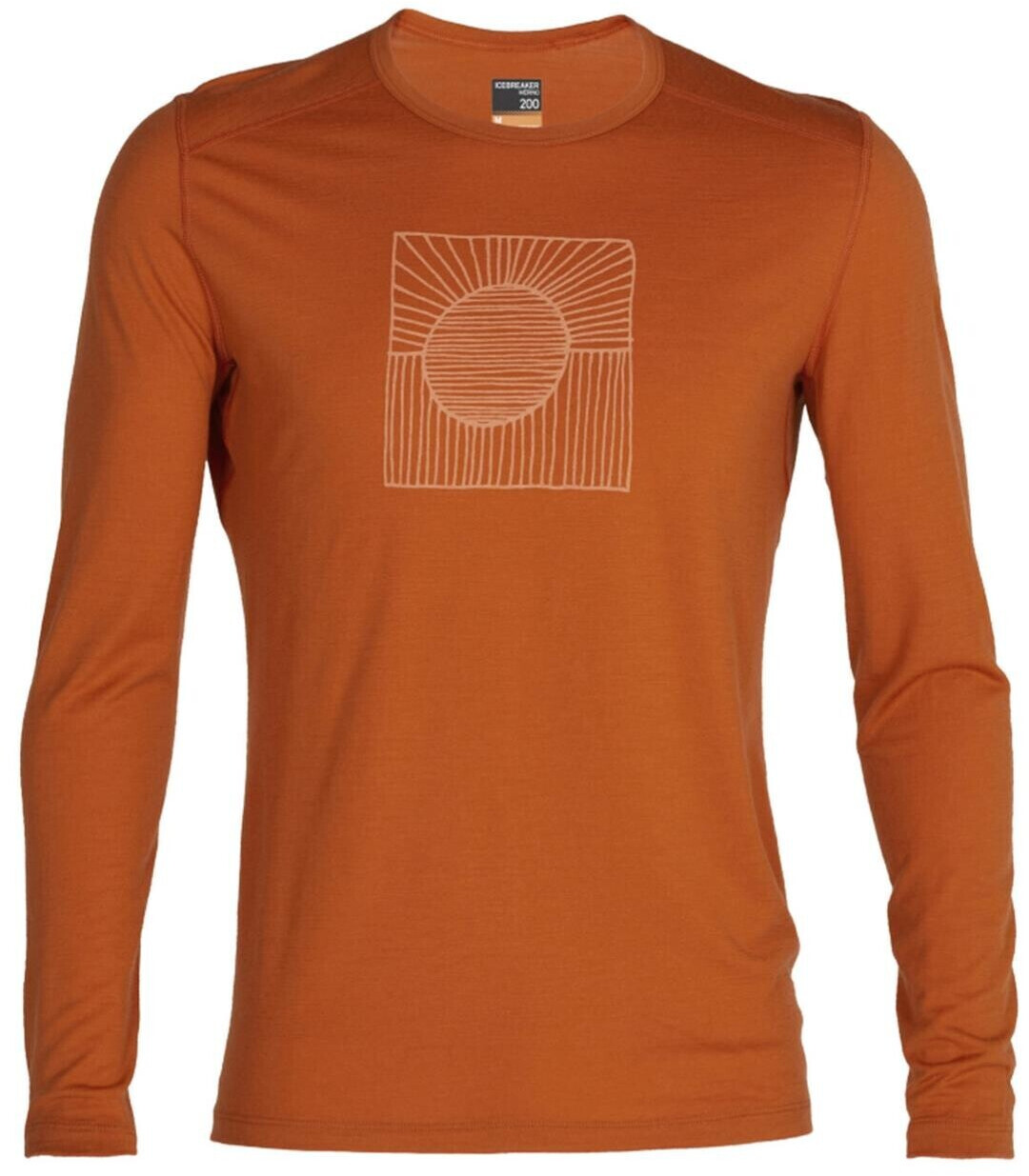 Icebreaker Merino 200 Oasis LS Shirt Solar Men spice