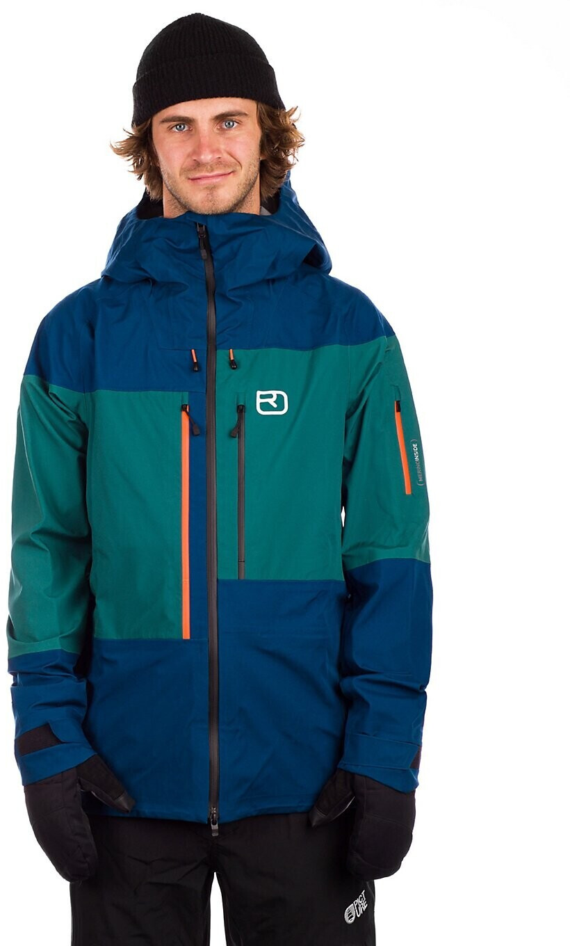 Ortovox 3l guardian shell jacket m black hot sale raven