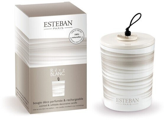 Estéban Bougie rechargeable Rêve blanc