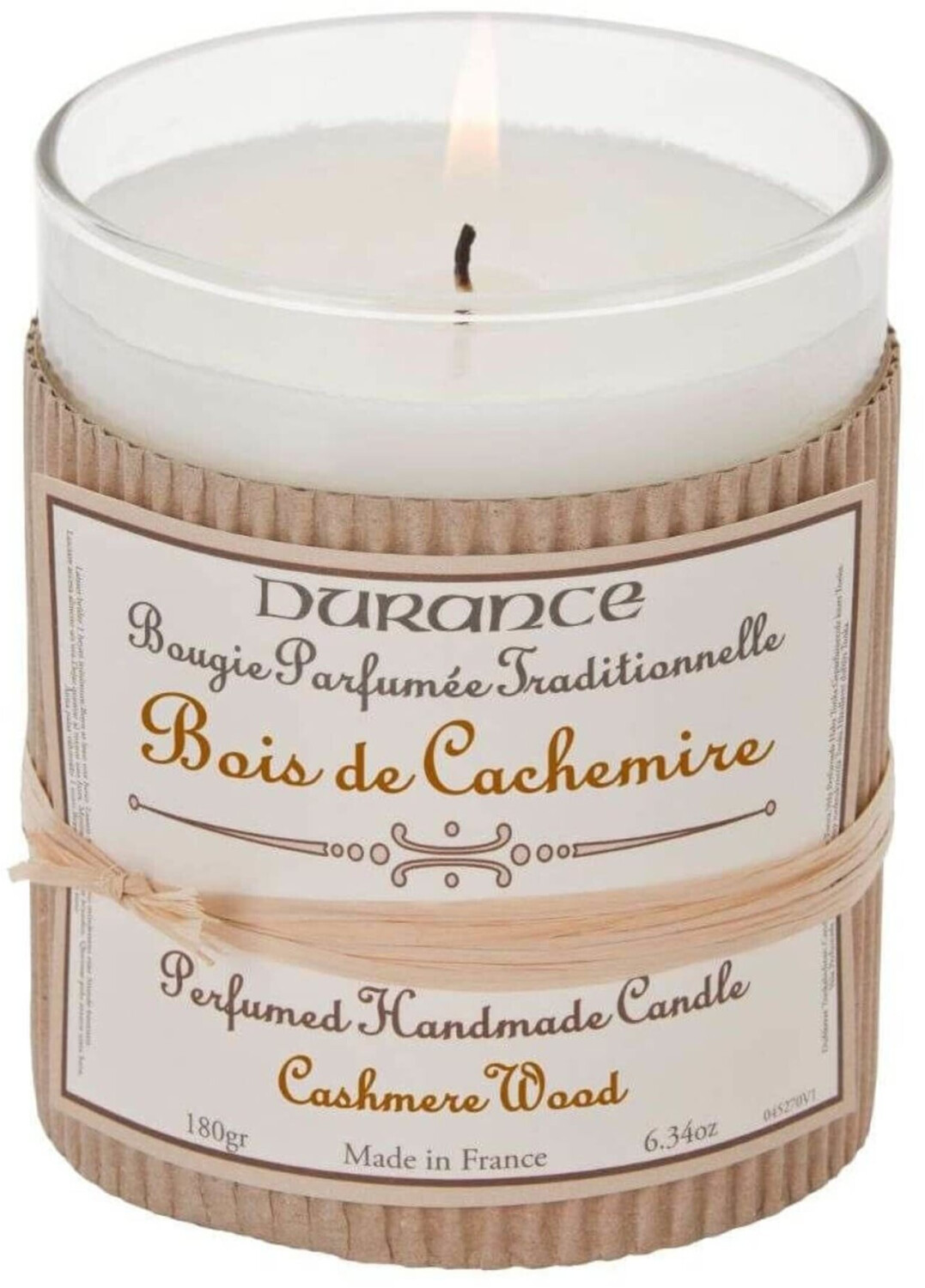 Durance Bougie parfumée bois de cachemire