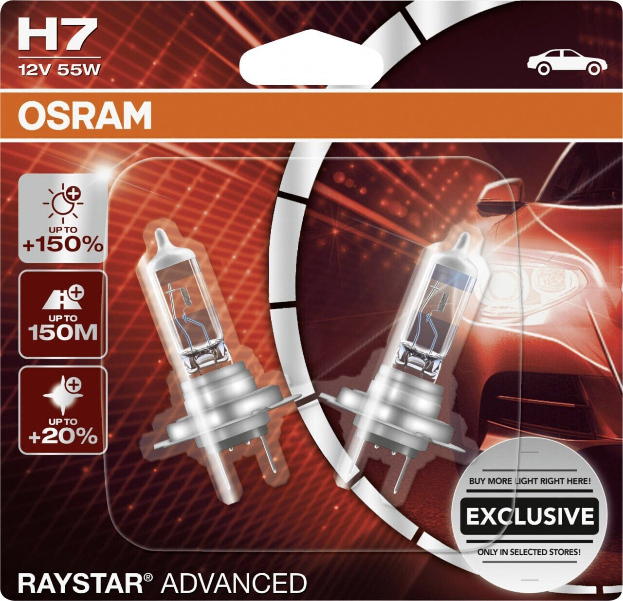 Osram Hauptscheinwerfer-Lampen White Star (H7, 2 Stk.)