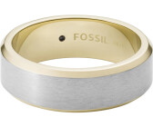 Fossil Herren Ring Edelstahl Silber Schwarz 66 21.0 JF02928040515