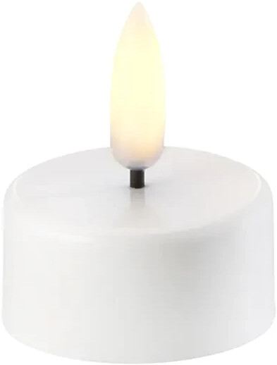 Uyuni Tealight 3,8x2cm Premium Remote Ready Nordic White