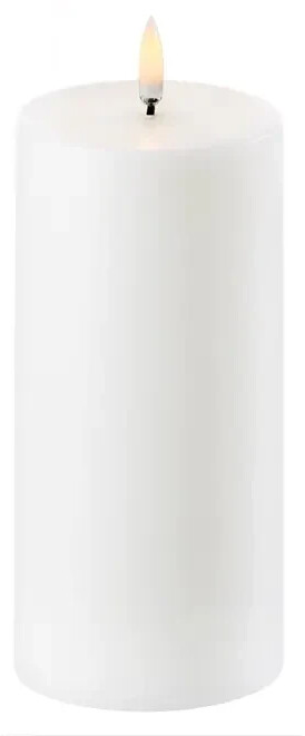 Uyuni Pillar Ø7,8x15,2cm Nordic White