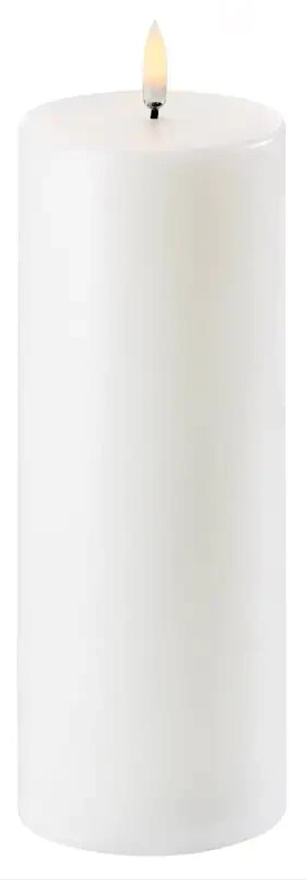 Uyuni Pillar Ø7,8x20,3cm Nordic White - Faites la différence avec un produit d'exception