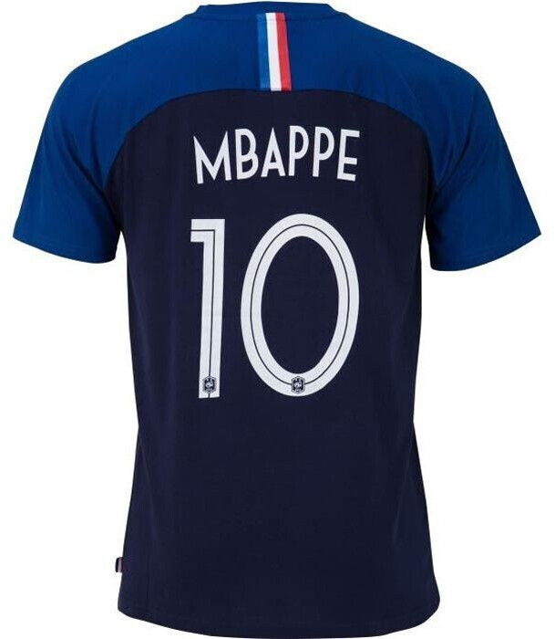 T-Shirt FFF Equipe de FRANCE enfant + Kylian MBAPPE