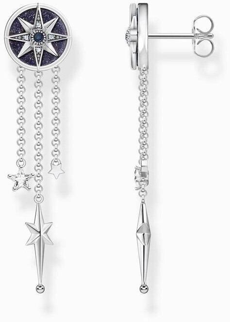 Photos - Earrings Thomas Sabo Thomas Sabo  Royalty Star with Diamonds (H2224-945-7)