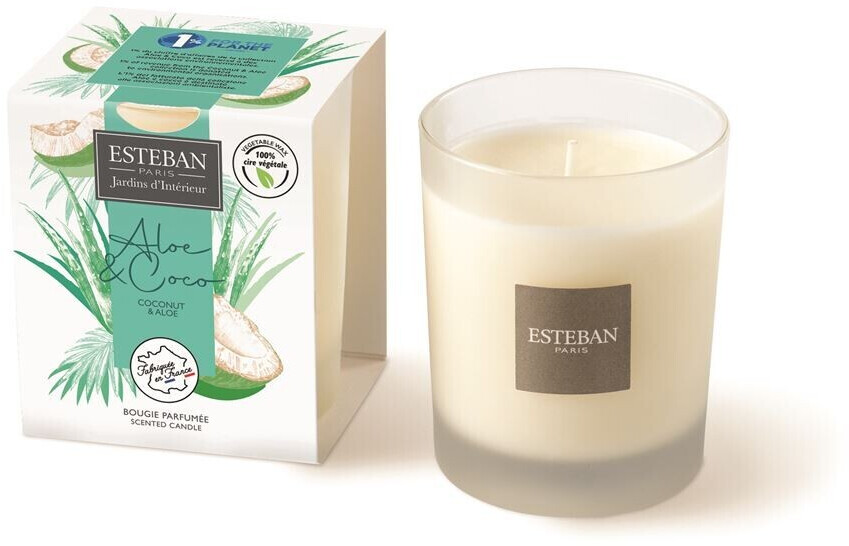 Estéban Bougie parfumée aloé et coco