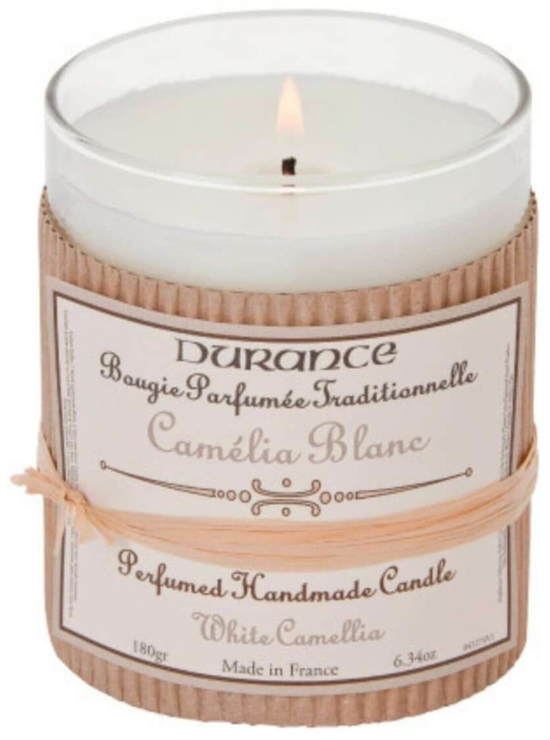 Durance Bougie parfumée camélia blanc