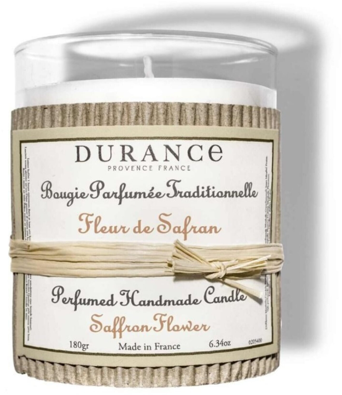 Durance Bougie parfumée fleur de safran