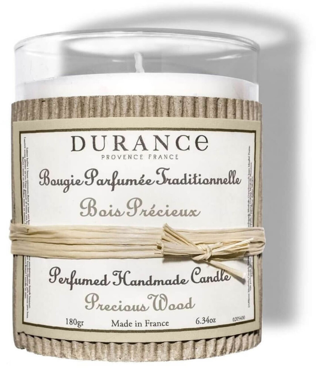 Durance Bougie parfumée bois précieux