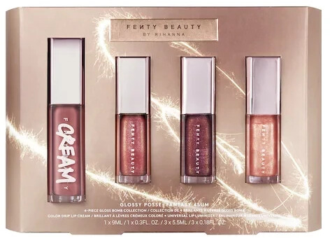 Fenty Beauty Glossy Posse Fantasy 4Sum Holiday Set 2021 (4pcs.)