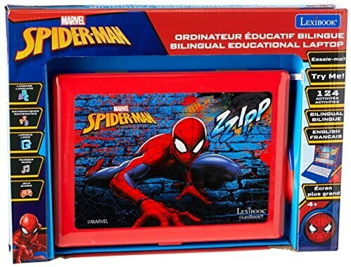 Soldes Lexibook Spider-Man - Ordinateur Éducatif Bilingue 2024 au