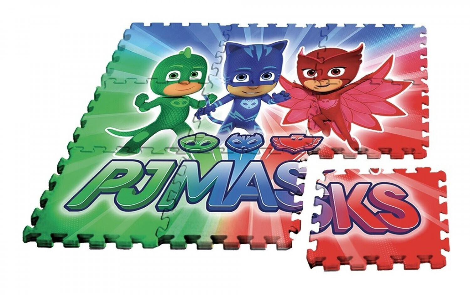 Rocco Giocattoli Tapis puzzle Pyjamasques