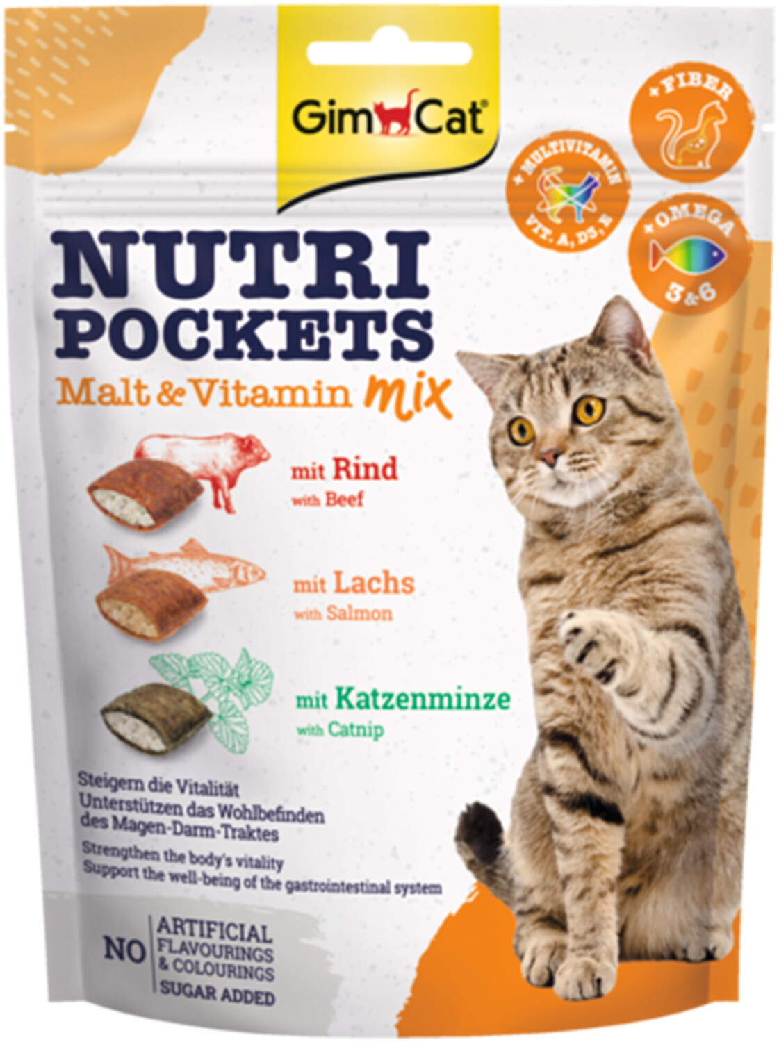 GimCat Nutri Pockets Malt-Vitamine Mix 150g