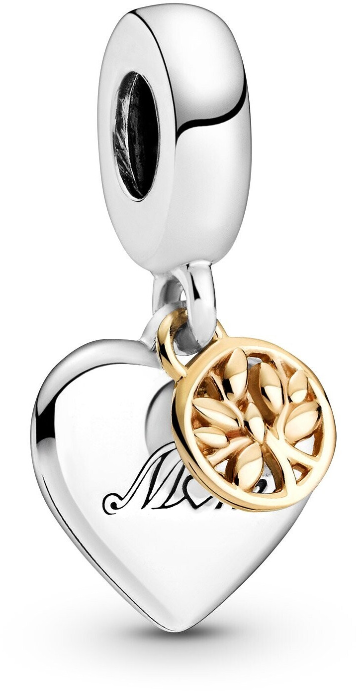 Pandora Two-tone Family Tree & Heart Dangle Charm (799366C00)