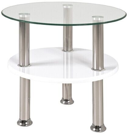 HAKU LIMBO side table round Ø45x42cm glass