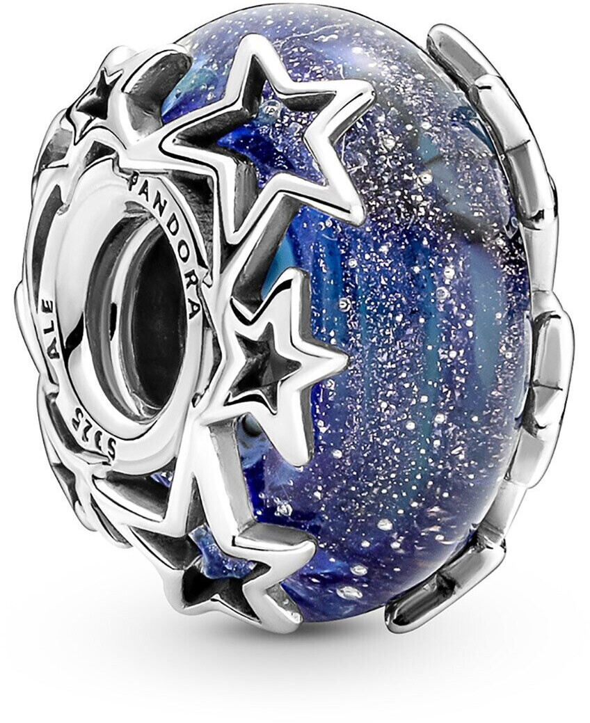 Pandora Galaxy Blue & Star Murano Charm (790015C00)