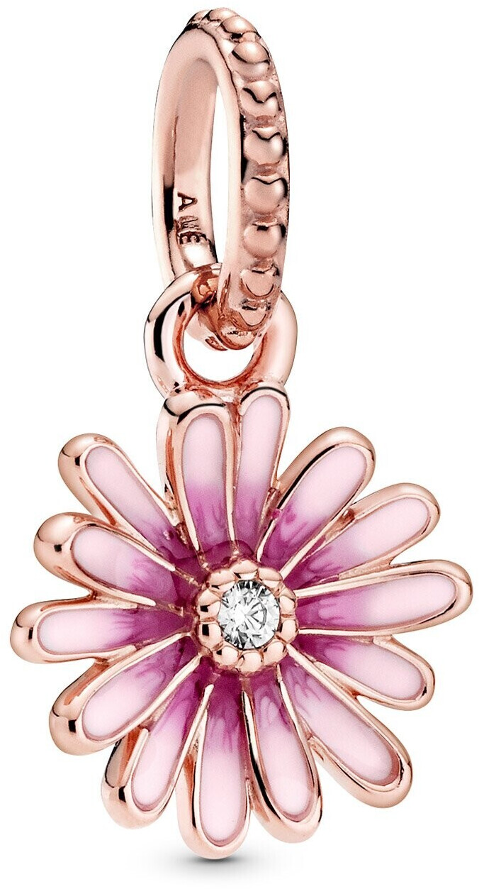 Pandora Pink Daisy Flower Dangle Charm (788771C01)