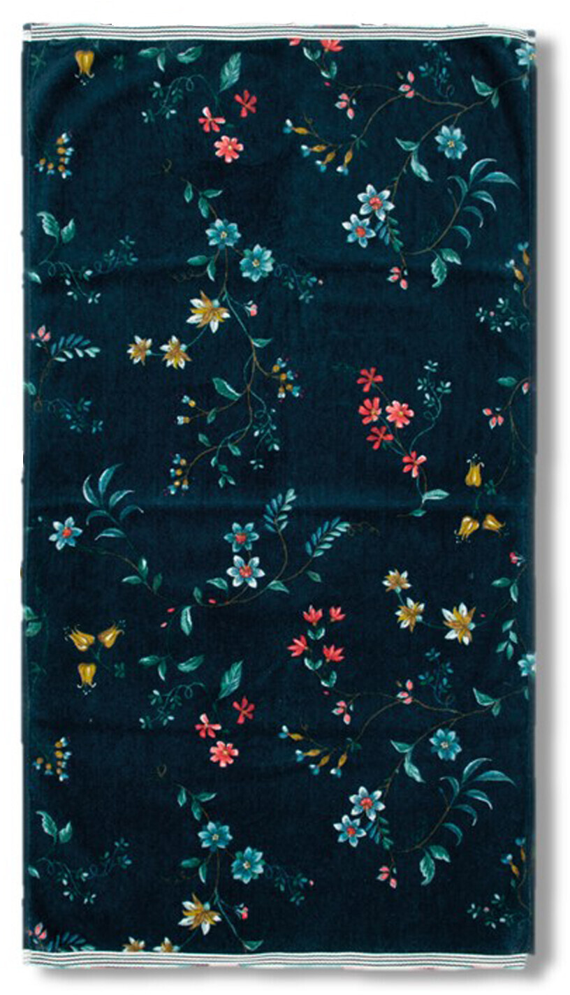 PiP Studio Les Fleurs 70x140cm Dark Blue