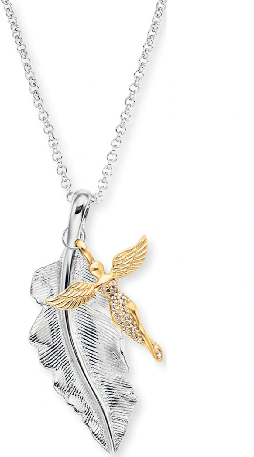 Engelsrufer Necklace Feather & Angel (ERN-FEDER-ANGEL)