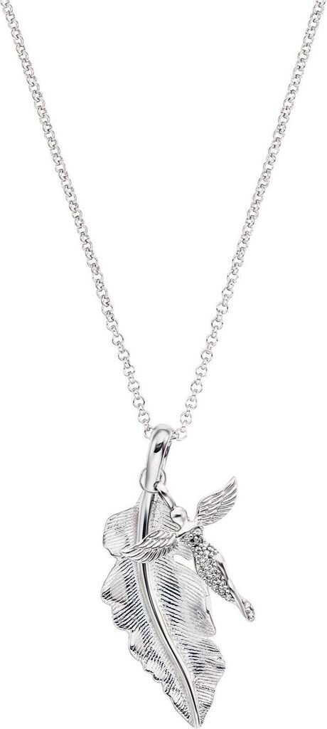 Engelsrufer Necklace Feather & Angel (ERN-FEDER-ANGEL) silver