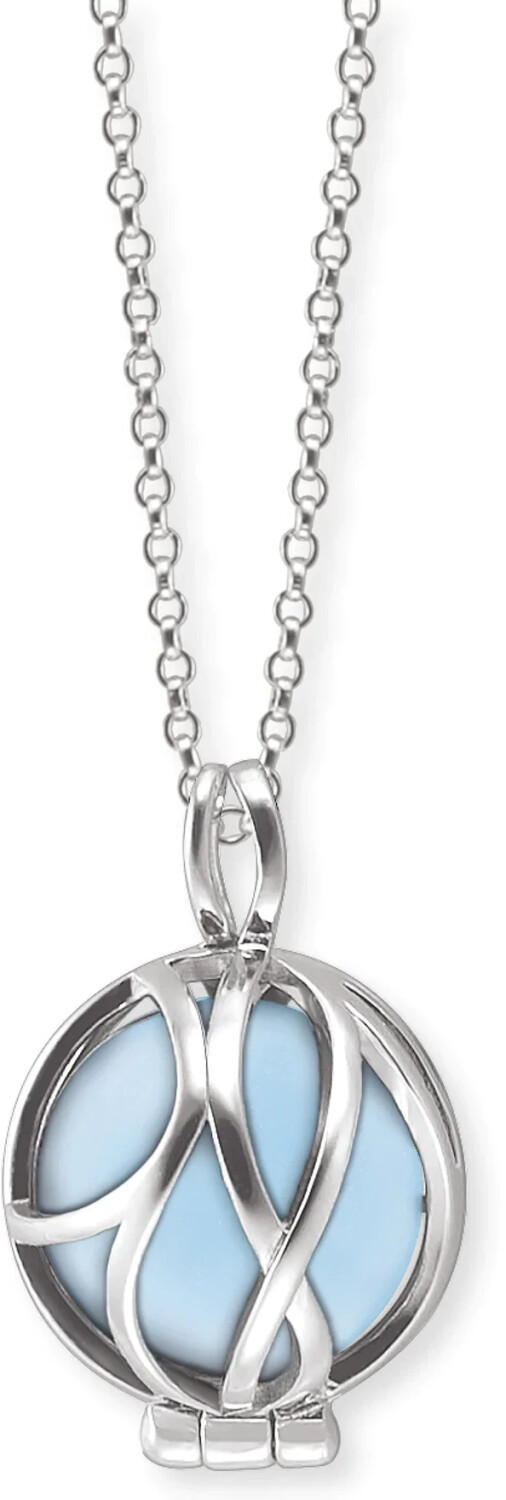 Engelsrufer Necklace Powerful Stone (ERN-HEALPARA) Blue Agate