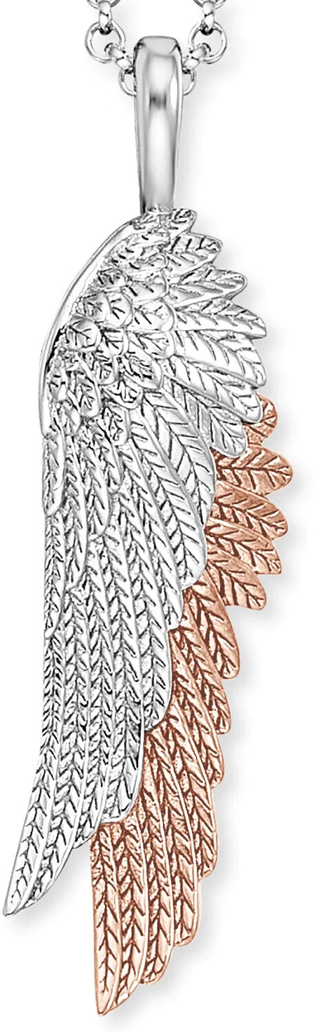 Engelsrufer Necklace Wing Duo (ERN-WINGDUO) silver/rosé