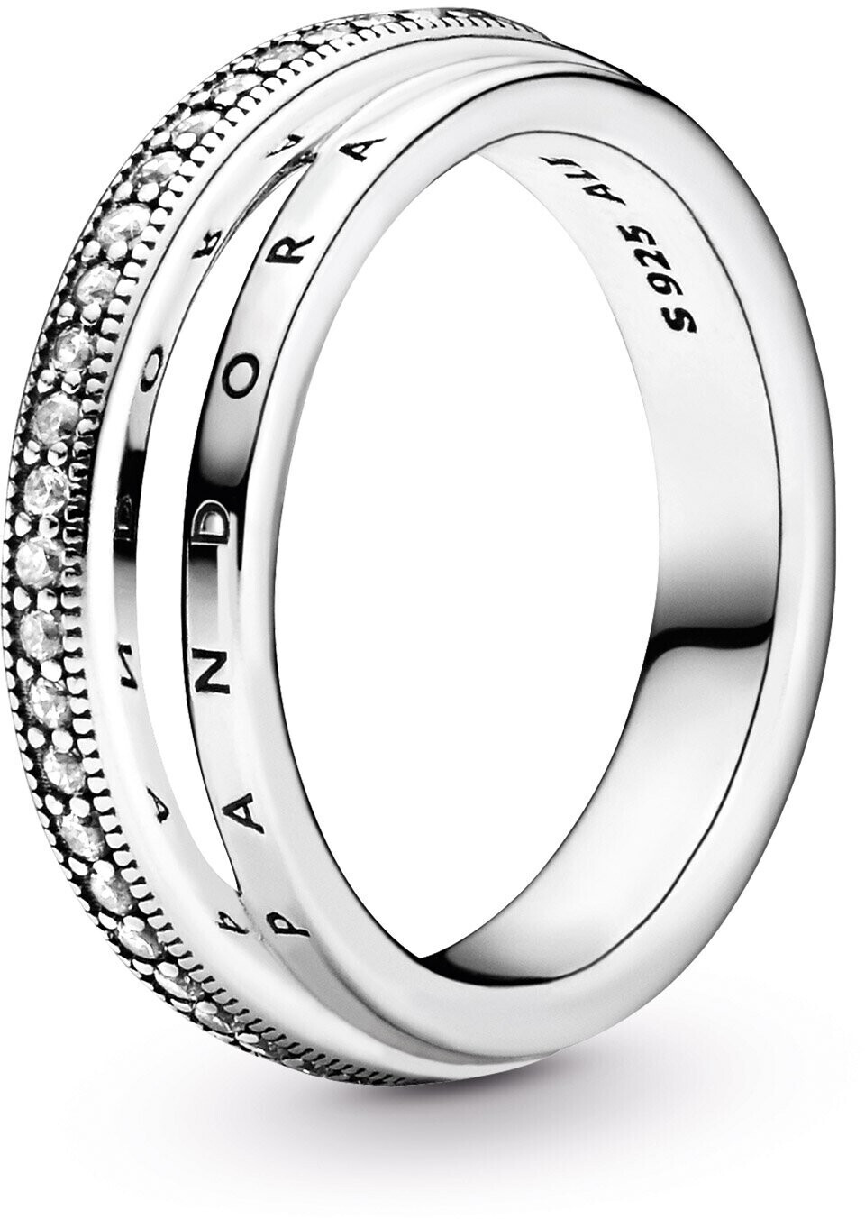 Pandora Triple Band Pavé Ring (199040C01)
