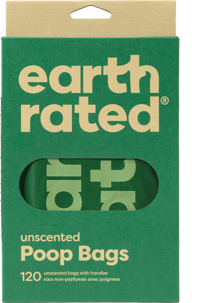 Earth Rated Sachets pour déjections canines 120 pcs Earth Rated Sachets pour déjections canines 120 pcs