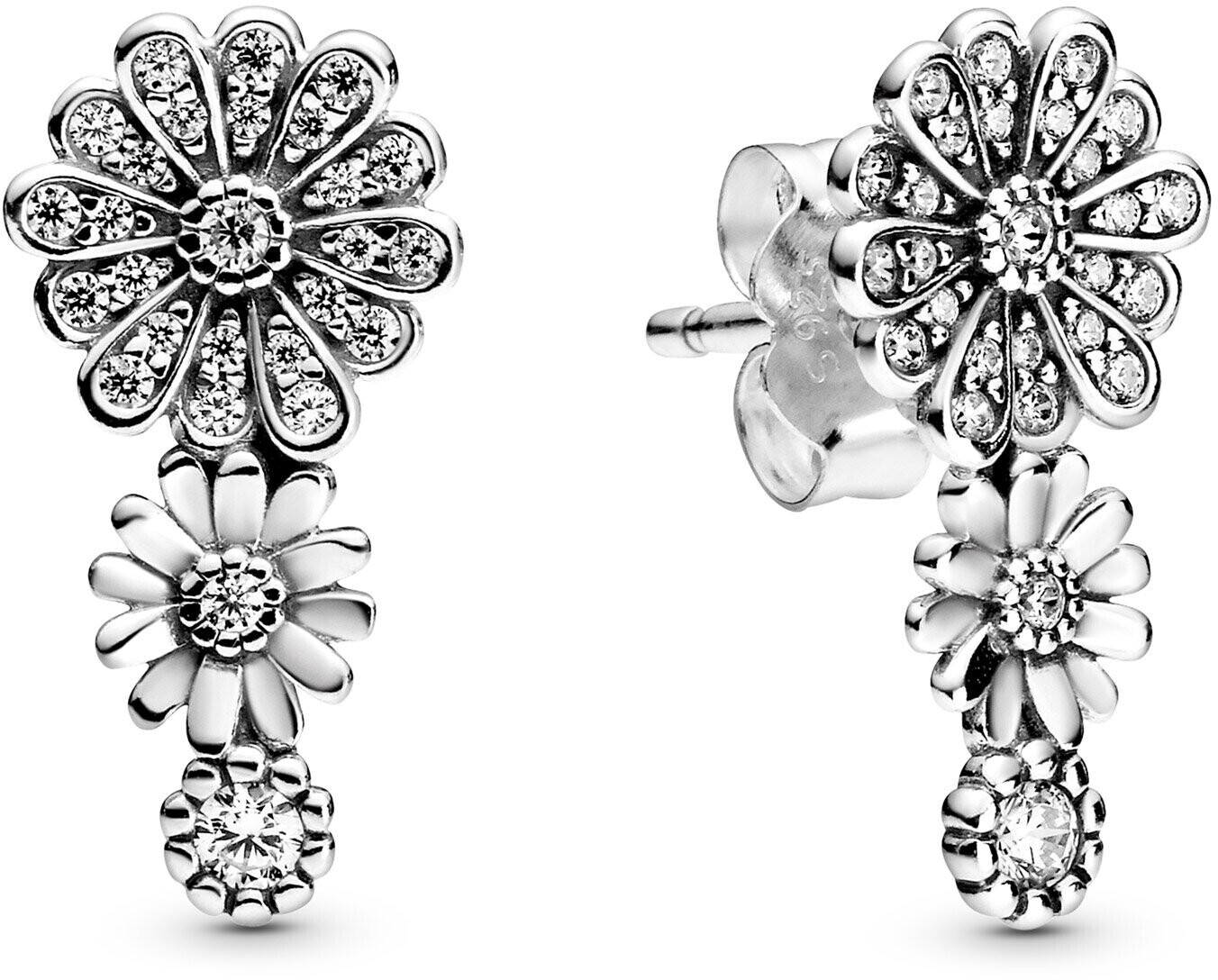 Pandora Sparkling Daisy Flower Trio Stud Earrings (298876C01)