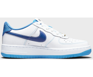all blue nike air force 1 mid