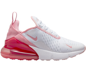 white and pink nike air 270