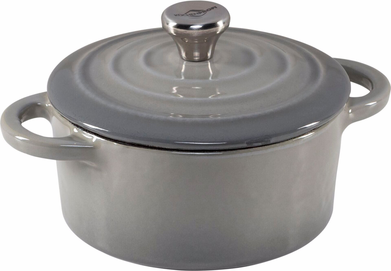 Küchenprofi Provence Mini-Cocotte round 10 cm grey