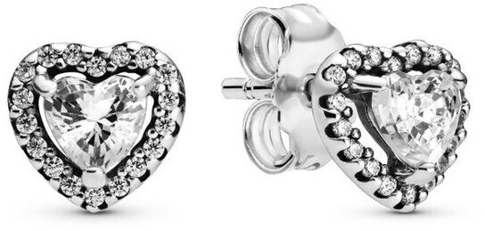 Pandora Elevated Heart Stud Earrings (298427C01)