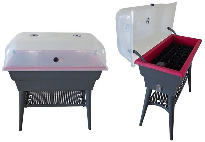 Calipso Jardinière combi mini-serre 40L framboise