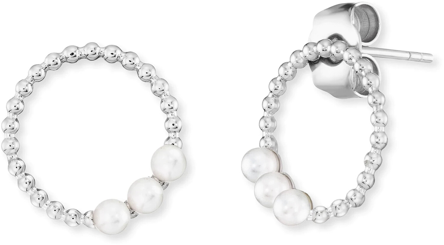 Engelsrufer Ear studs Pearls (ERE-PEARLS) silver
